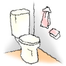 トイレは常に清潔に♪