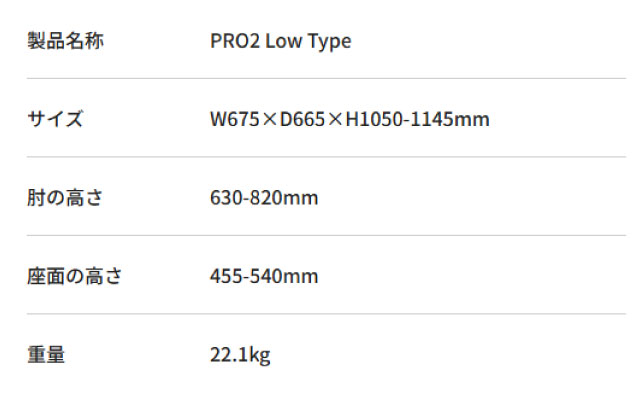 エルゴヒューマンプロ２