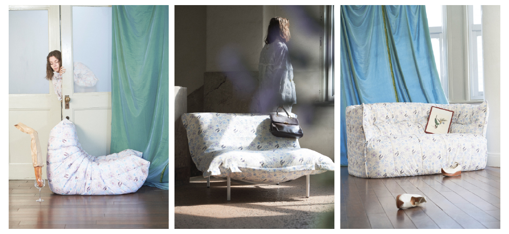 【ligne roset】ドリームベッド×リーンロゼ 提携45周年記念生地「KAKEHASHI」-OKAY-