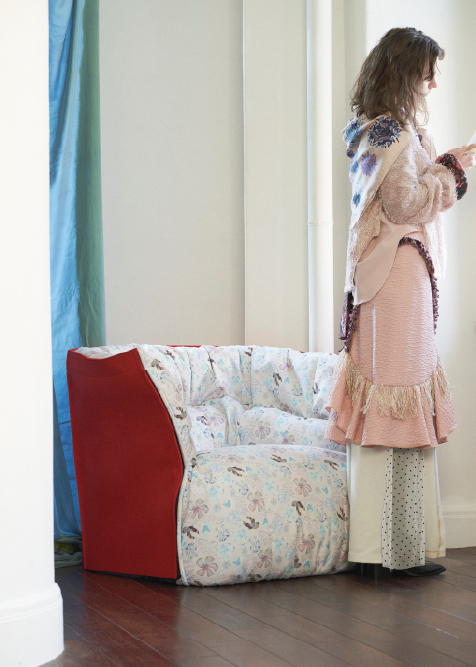 【ligne roset】ドリームベッド×リーンロゼ 提携45周年記念生地「KAKEHASHI」-OKAY-