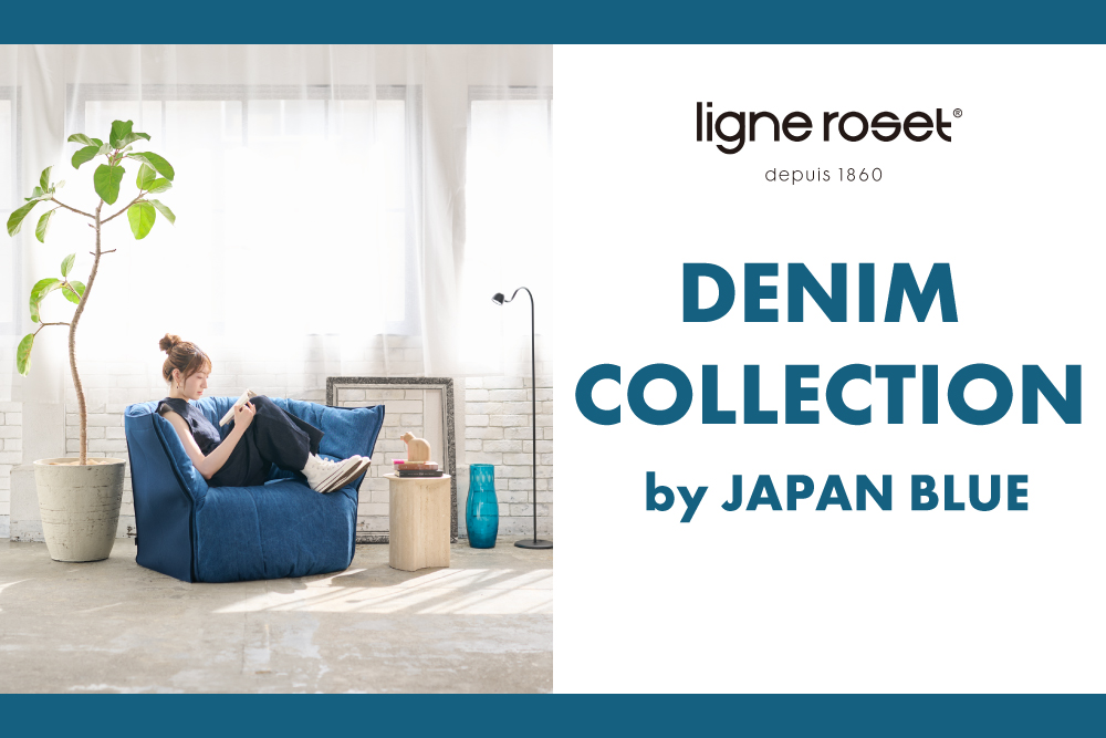 【ligne roset】DENIM COLLECTION by JAPAN BLUE -OKAY-